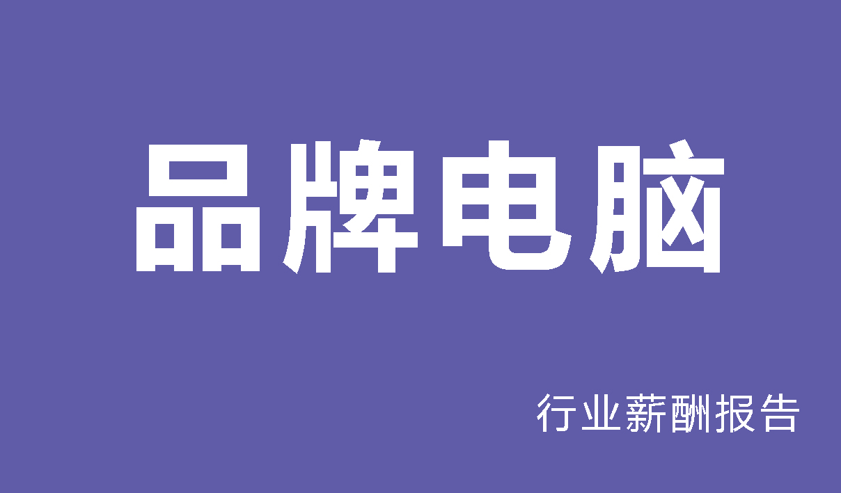 品牌电脑行业薪酬报告