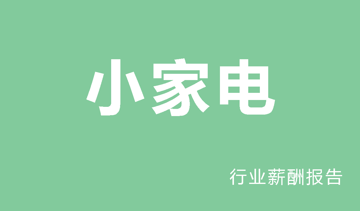 小家电行业薪酬报告