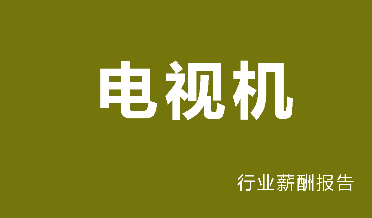电视机行业薪酬报告